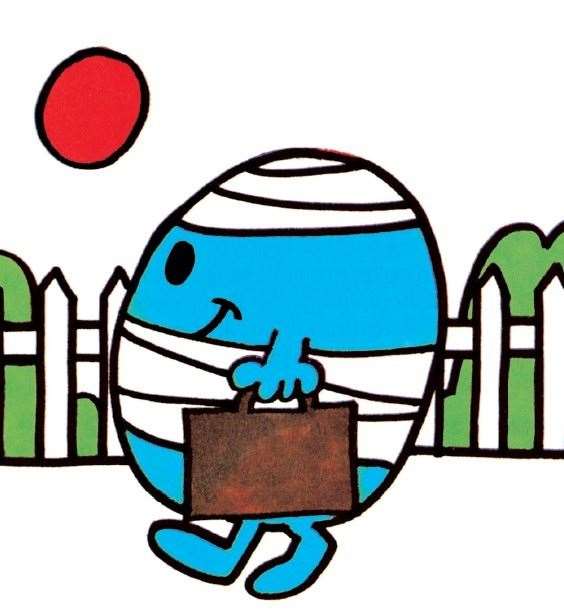 Mr Bump resplendent in his bandages. Picture: Sanrio