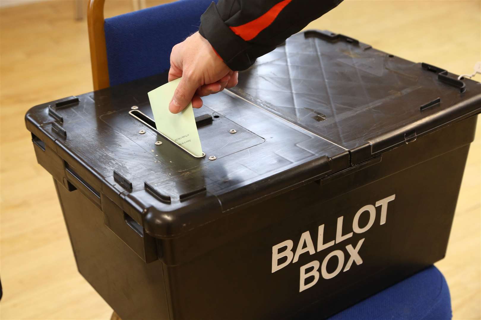 A ballot box