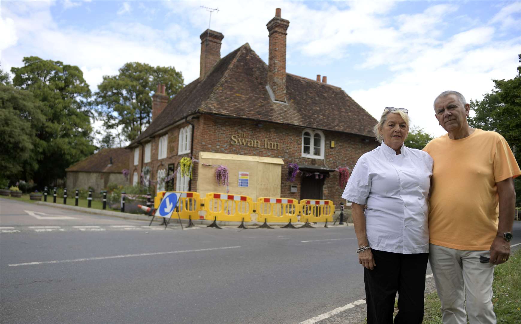 Ann and Ray Perkins say they are "soldiering on" following the crash. Picture: Barry Goodwin