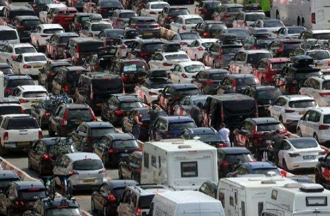 Traffic congestion in Dover. Picture: Stock