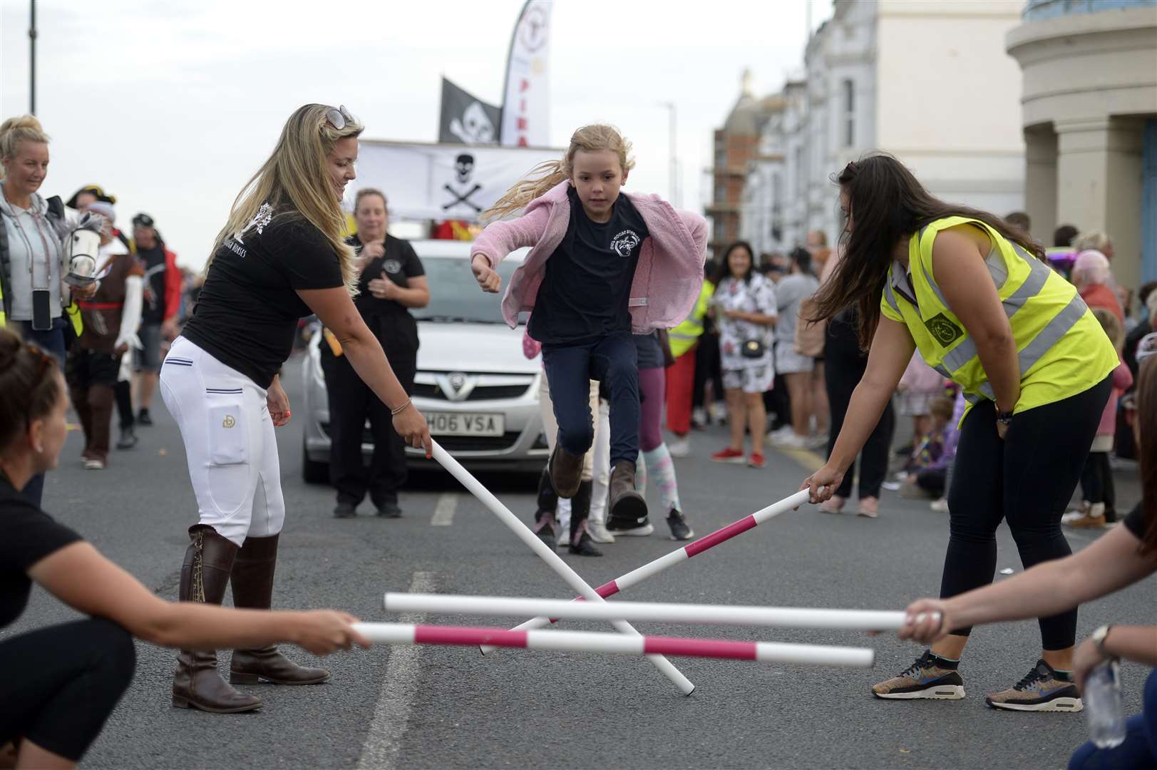 Owl House stables from St Margaret's at Cliffe gave jumping demonstrations. Picture: Barry Goodwin