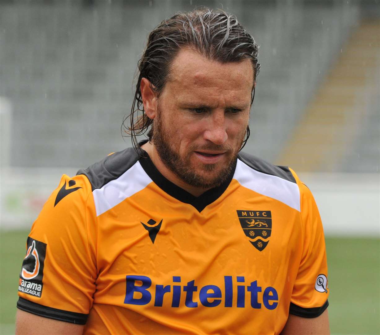 Maidstone defender Ryan Johnson Picture: Steve Terrell