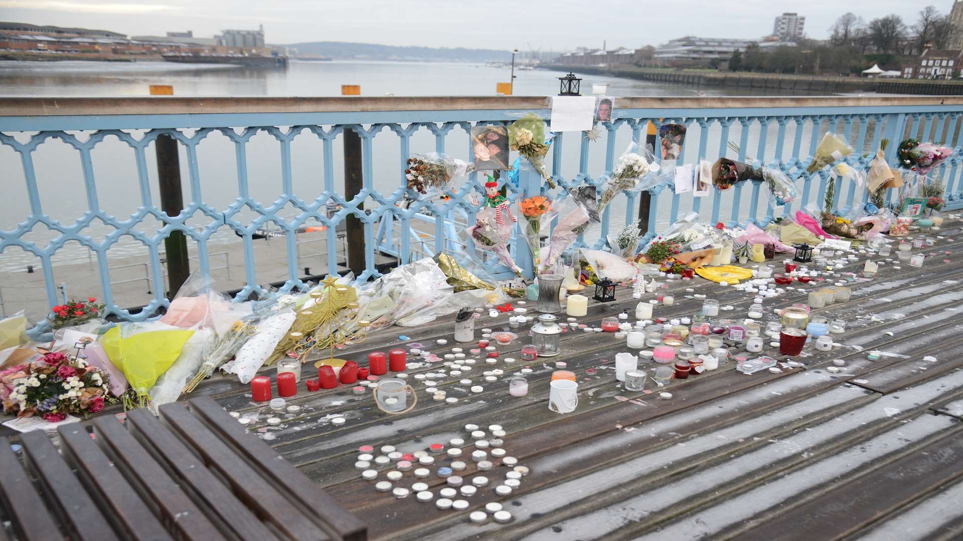 A shrine to Ben Savage at Sun Pier