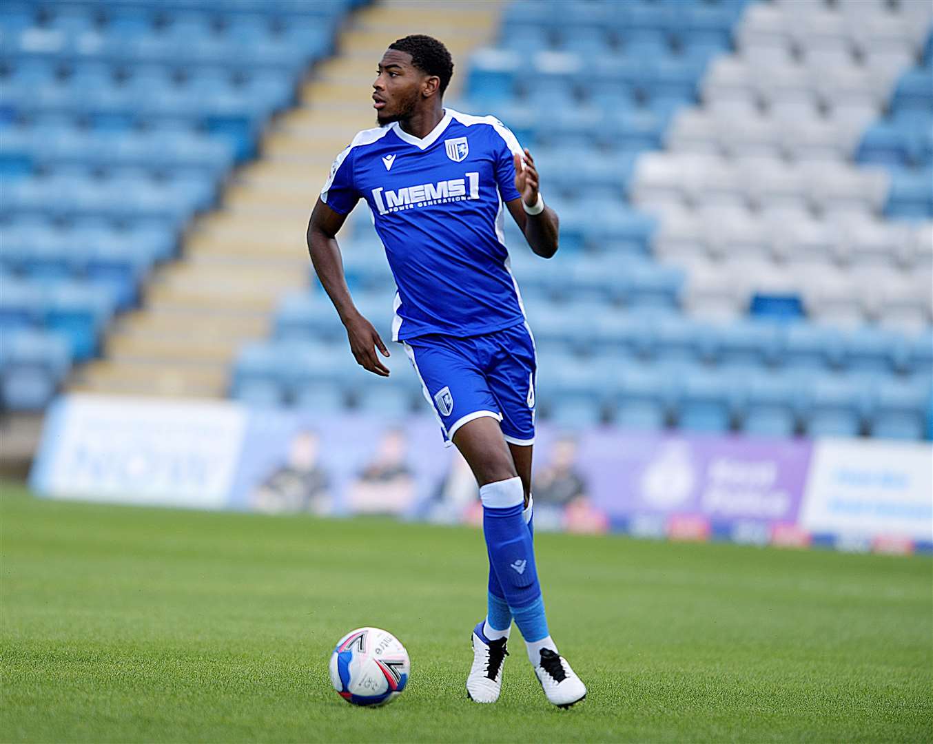 Zech Medley in action for Gillingham. Picture: Barry Goodwin.