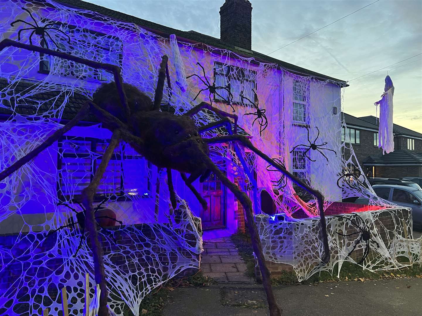 The haunted house in Lower Rainham Road, Gillingham