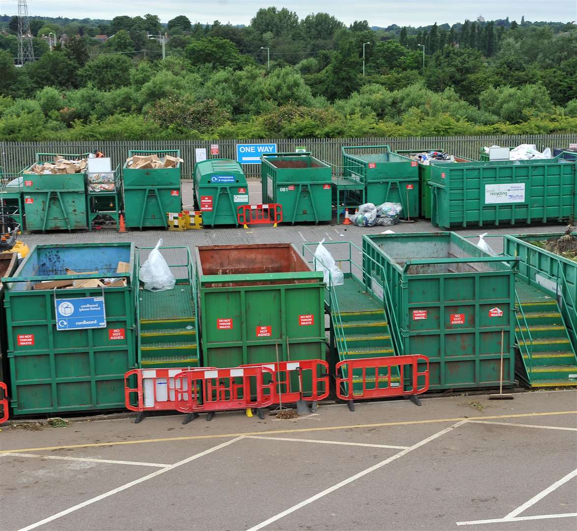 There are calls for the county to recycle more of its rubbish