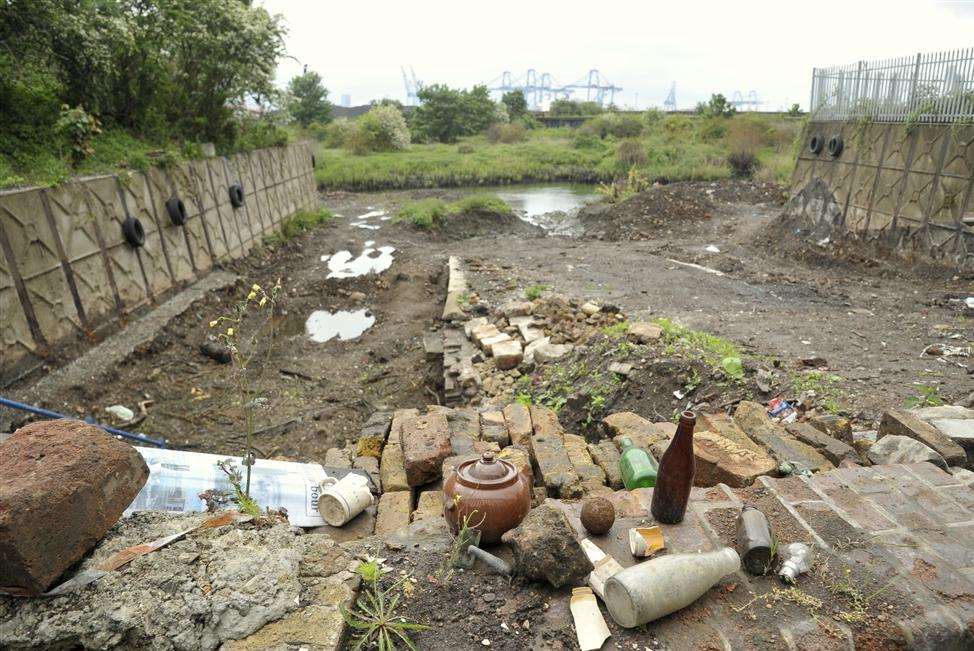 Ancient docks fill with water for the first time in over 100 years.