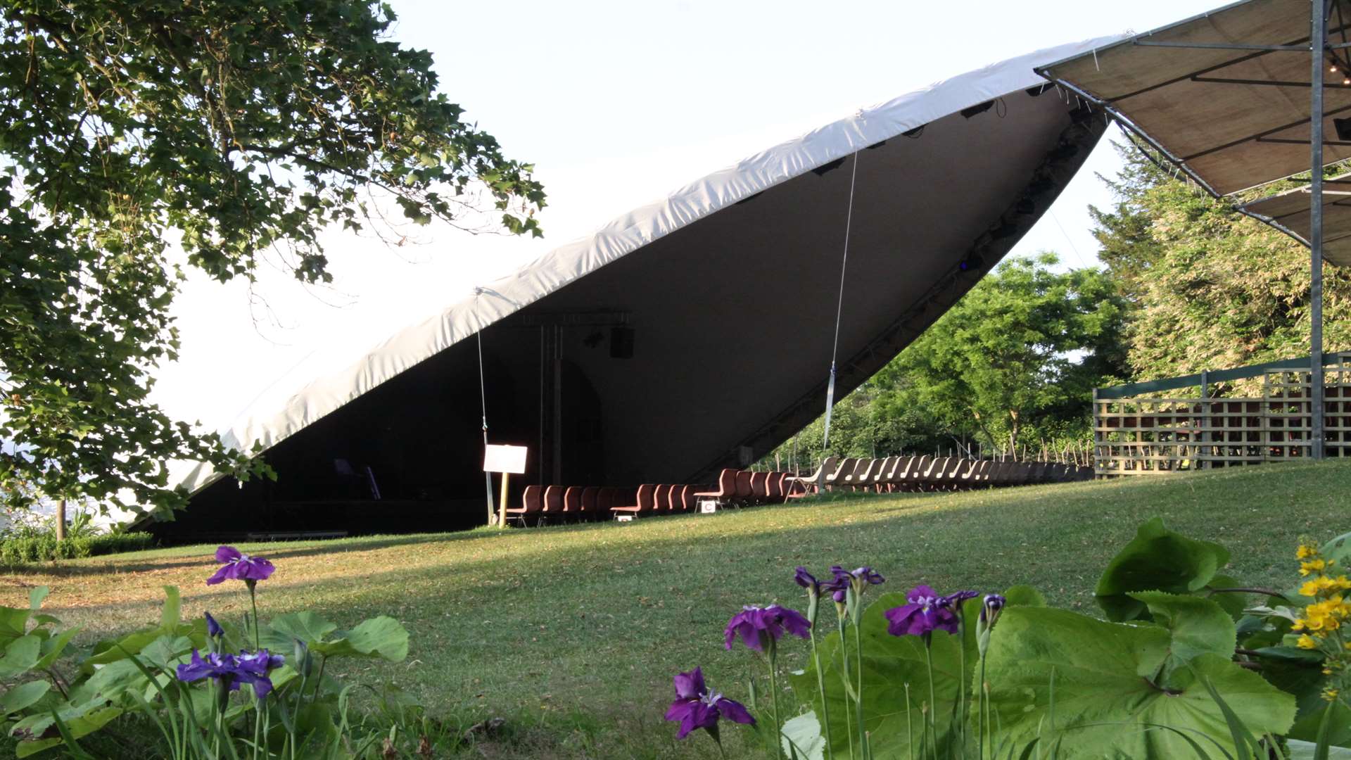 An outdoor theatre will host the festival. Pic: Graham Silvester