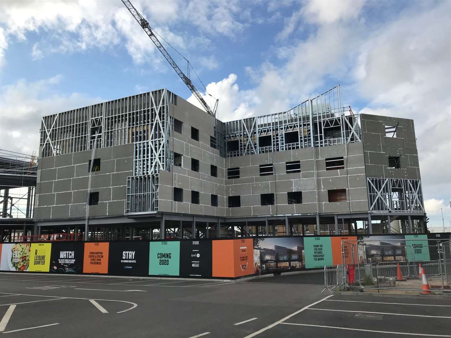 Construction work is well underway on the hotel company's latest Kent branch