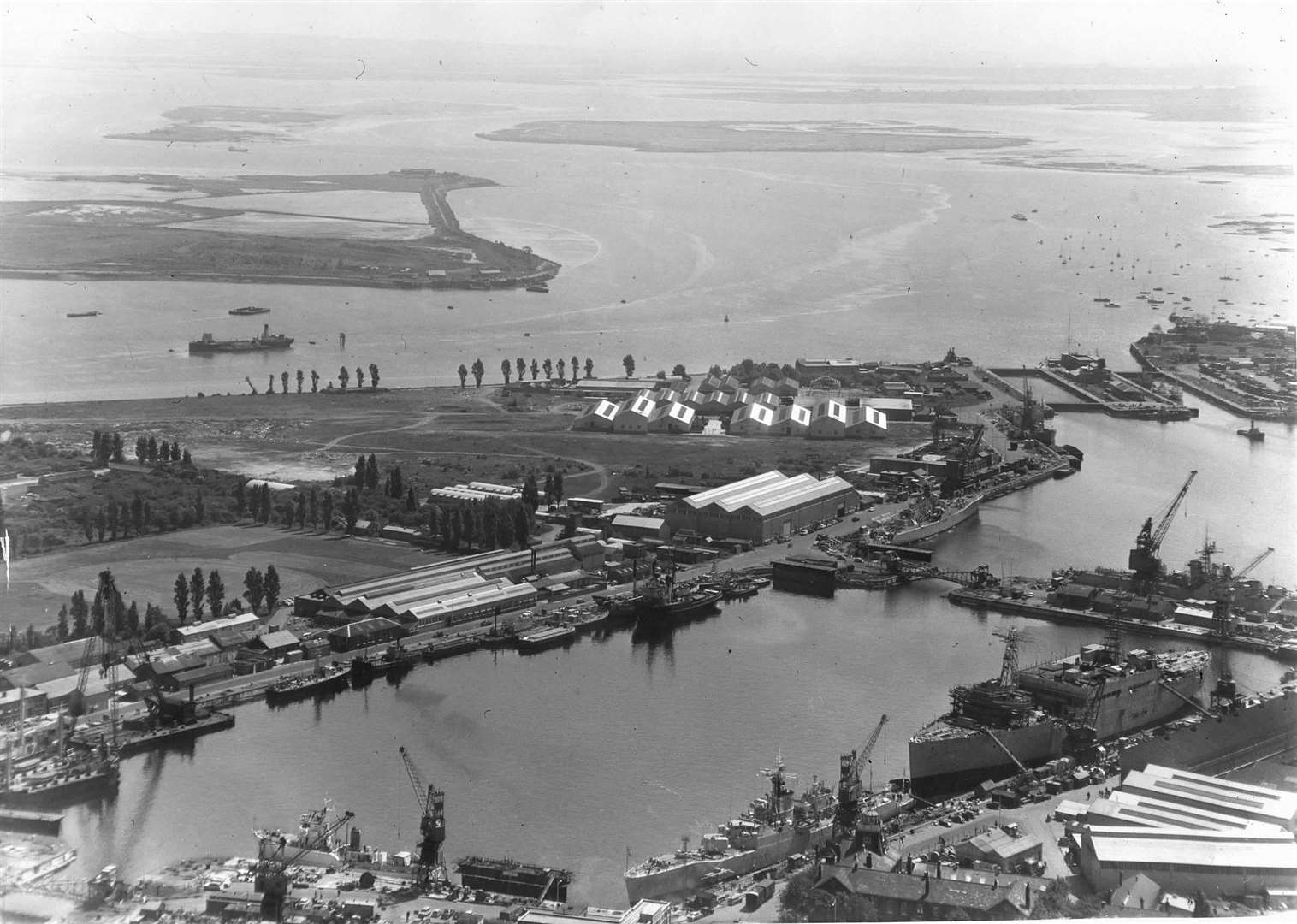 Chatham Dockyard in the early 60s