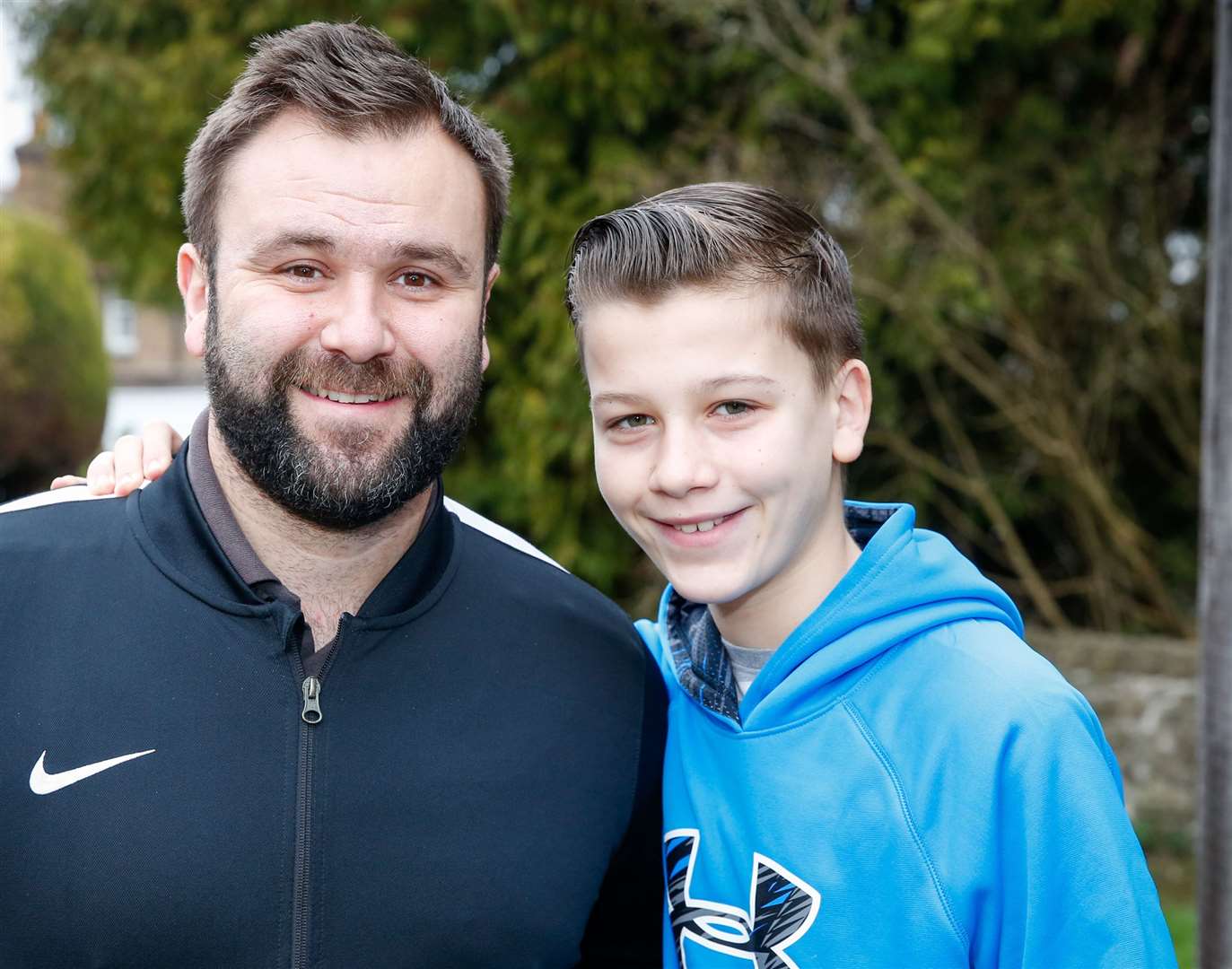 Lee Wenham with son Cellan, who suffers with type 1 diabetes Picture: Matthew Walker