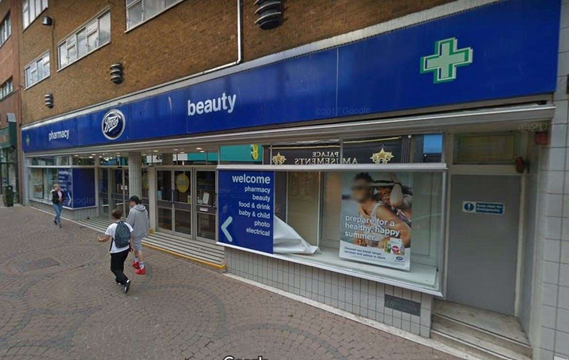 The incident happened at the Boots store in Ramsgate High Street. Picture: Google