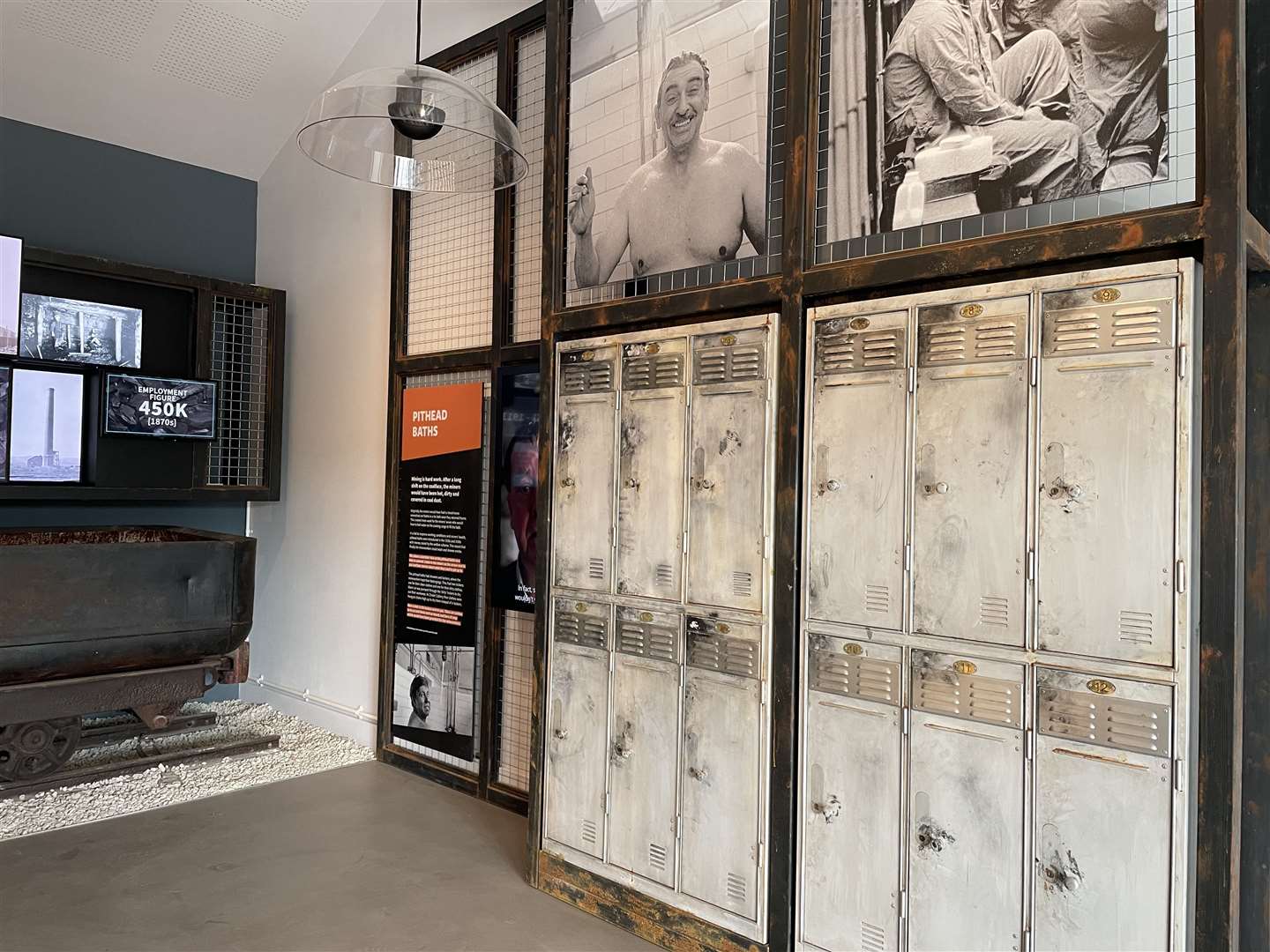 Inside the new Kent Mining Museum which opens on April 2