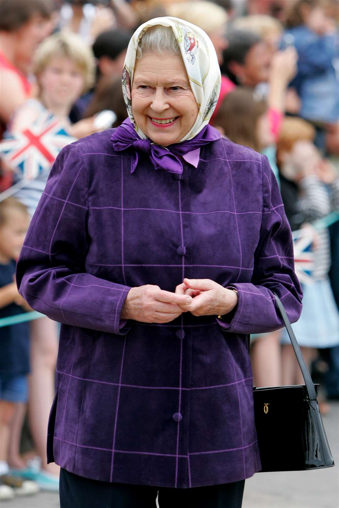 The Queen is pictured on July 21 2006 ahead of embarking on a cruise around the Western Isles with her family to celebrate her 80th birthday (Andrew Milligan/PA)