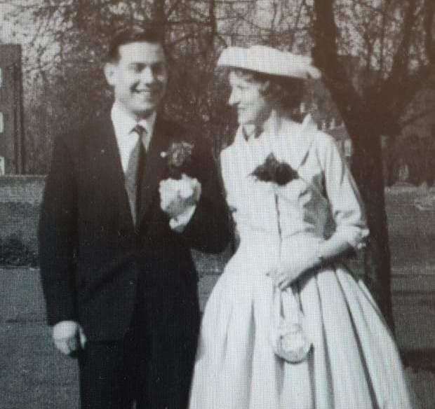 Ronald and Janet's wedding day. Picture: Jenny Kent (44294878)