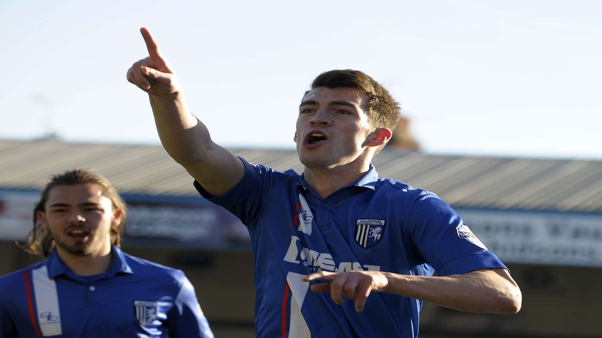 Gillingham's on-loan striker John Marquis Picture: Barry Goodwin