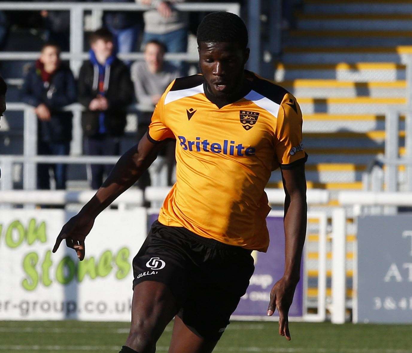 Maidstone United midfielder Saidou Khan Picture: Andy Jones