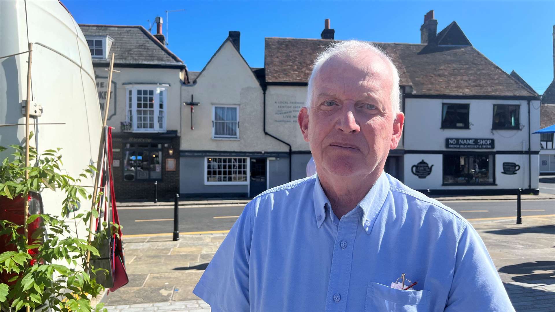 David May says the new cobbles are easier to walk over