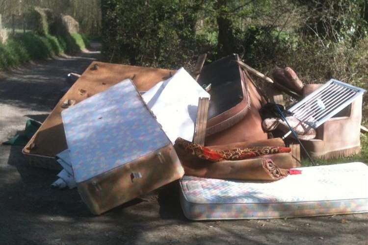 Rubbish in Womenswold. Library picture: Helen Boughtwood