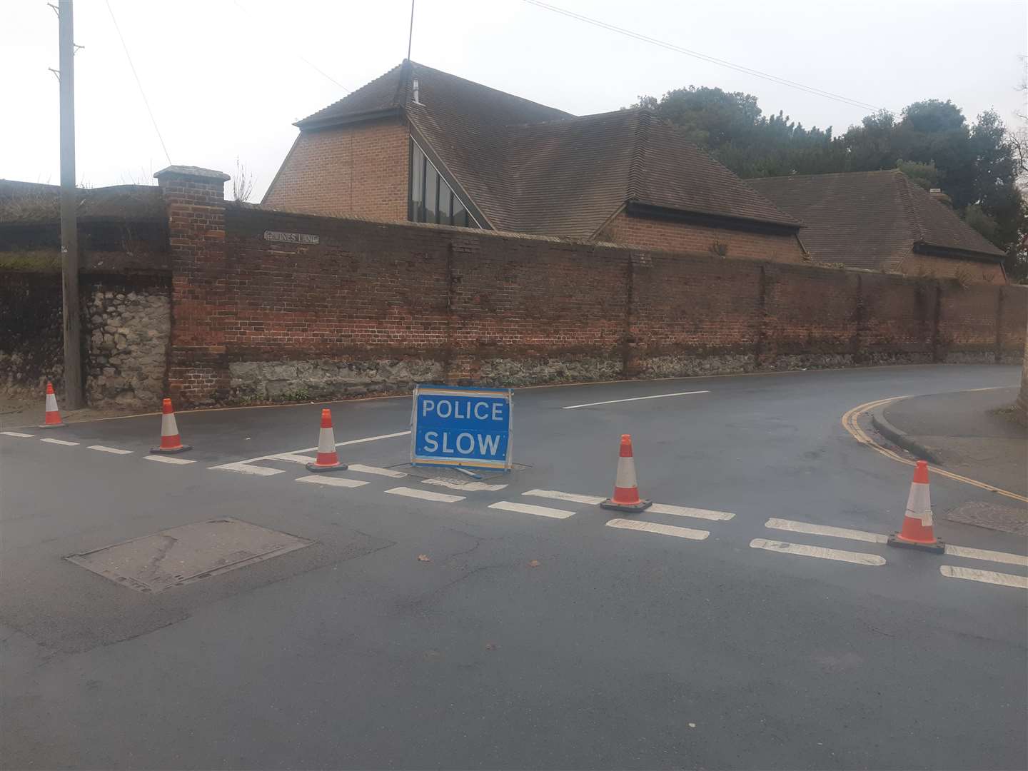 Police cordon at The Vines in Rochester (22397448)