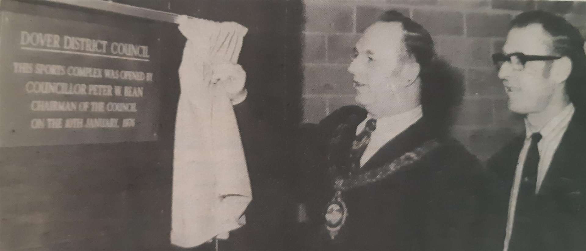 The opening ceremony with Cllrs Bean, left, and Chesterfield. Picture: Basil Kidd, East Kent Mercury