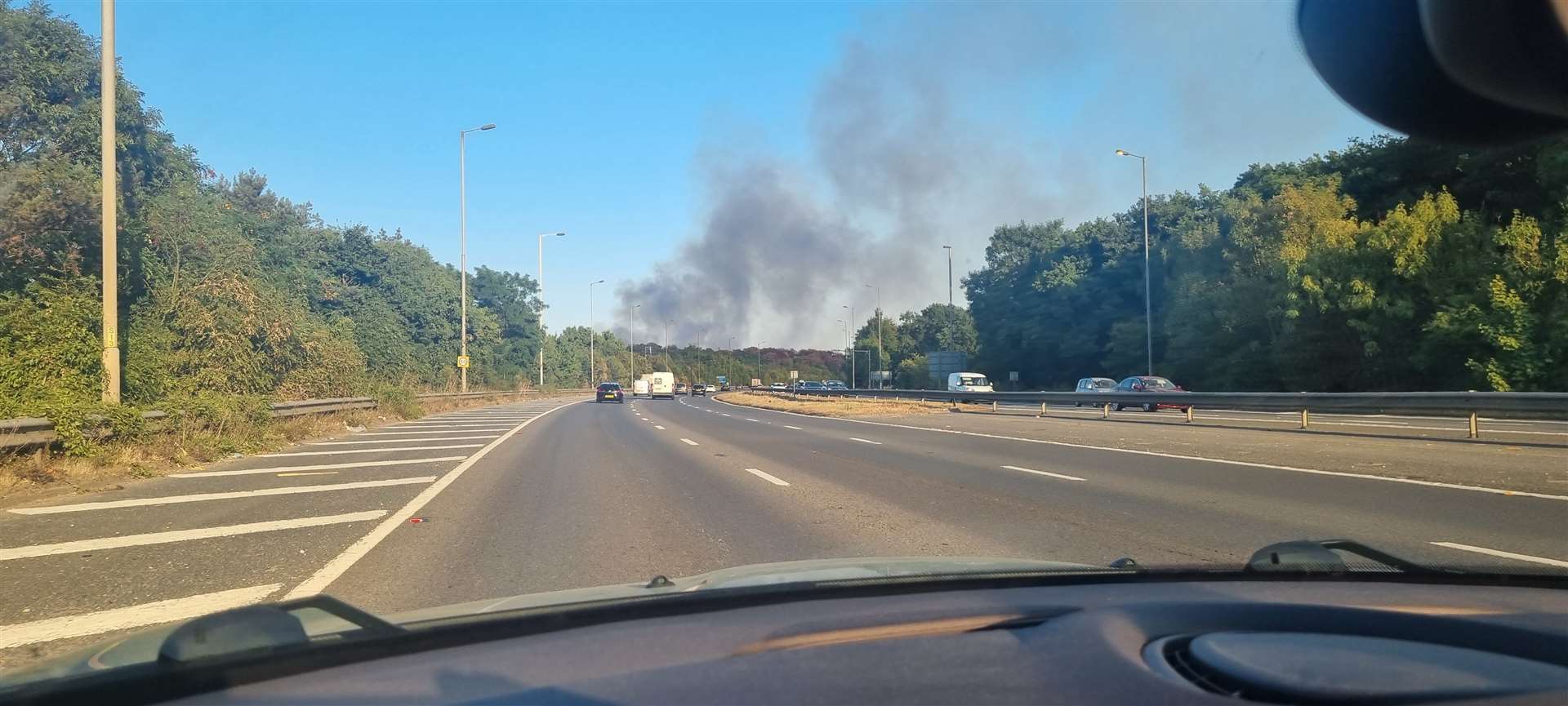 Another fire broke out in Dartford Heath