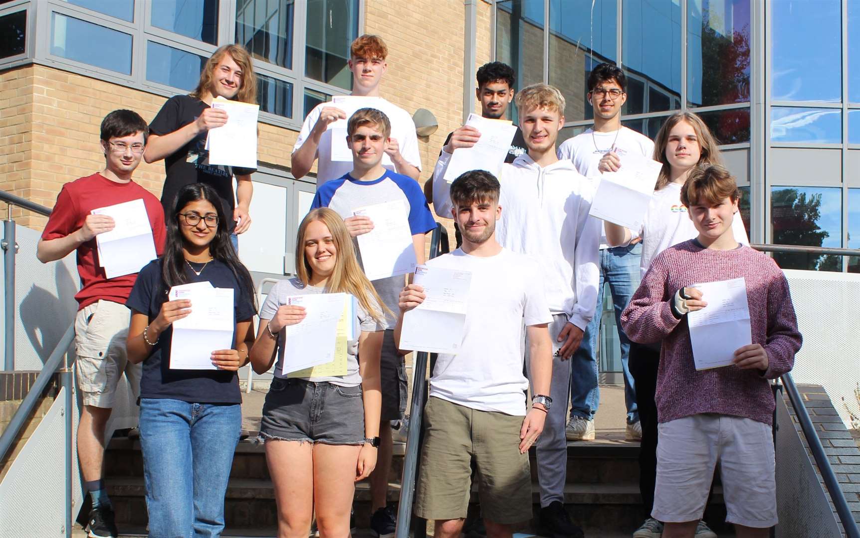 Oakwood Park Grammar School in Maidstone celebrated another year of top A-level results. Picture: Oakwood Park Grammar School