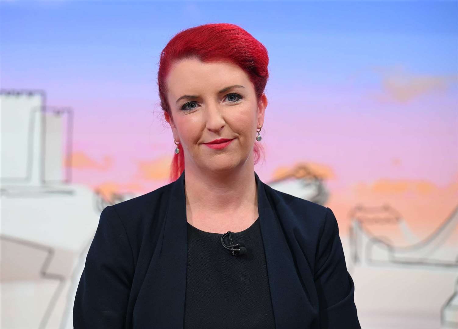 Transport Secretary Louise Haigh (left) appearing on the BBC 1 current affairs programme, Sunday With Laura Kuenssberg (BBC/PA)