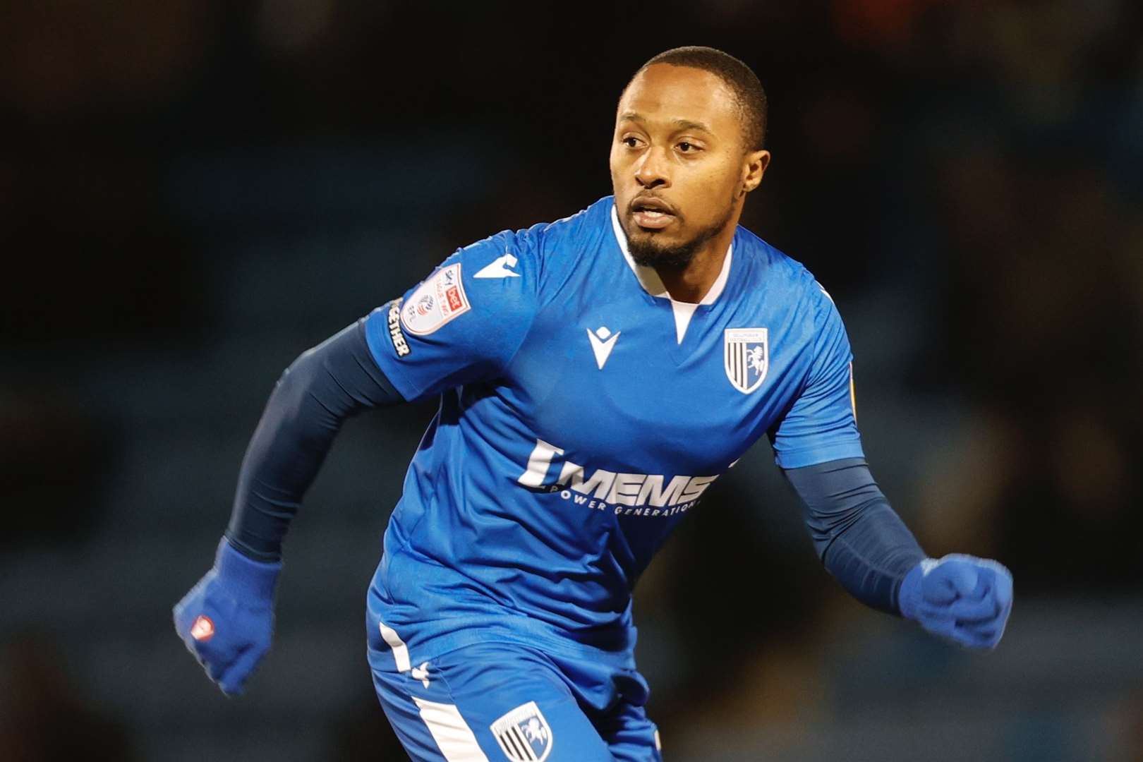 Callum Harriott made his Gillingham debut against former club Colchester United Picture: KPI