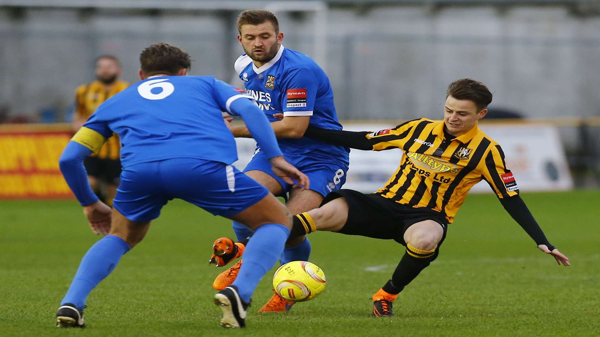 Jordan Wright has agreed a new deal at Folkestone Invicta Picture: Matt Bristow