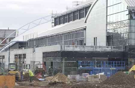 The building programme is well under way. Picture: GRANT FALVEY