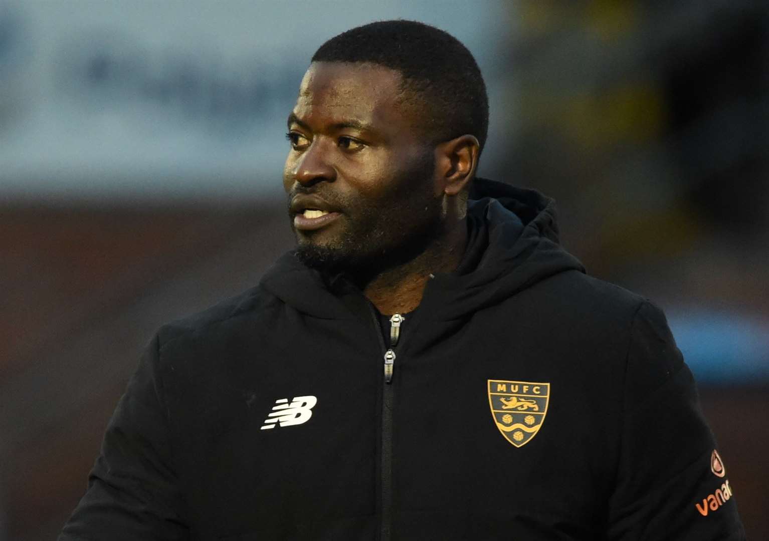 Maidstone United manager George Elokobi. Picture: Steve Terrell