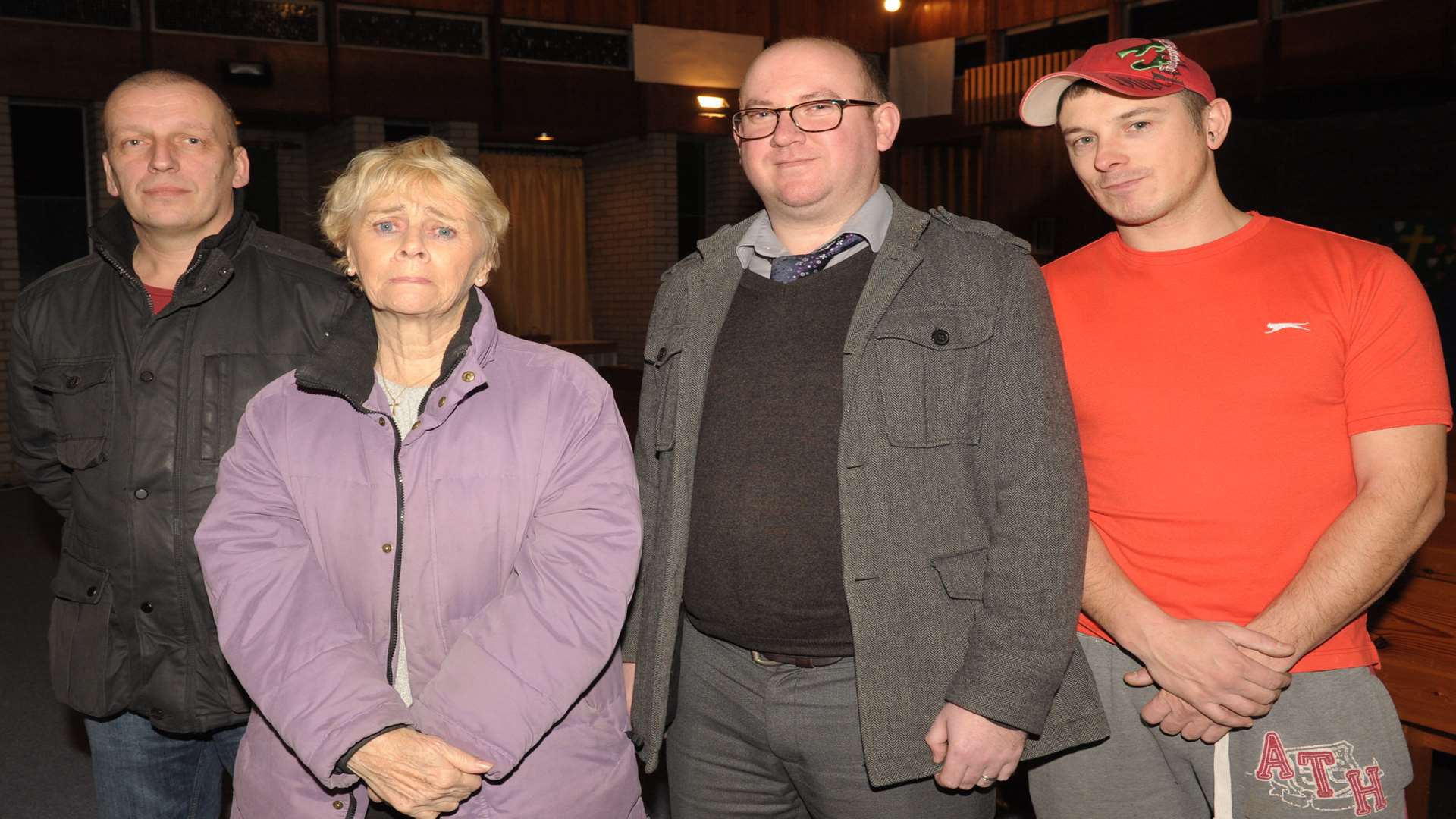 Supporters of the Lodge Hill development - Darrell Turner, Avril Sime, Tim Muggeridge and Drew Cox