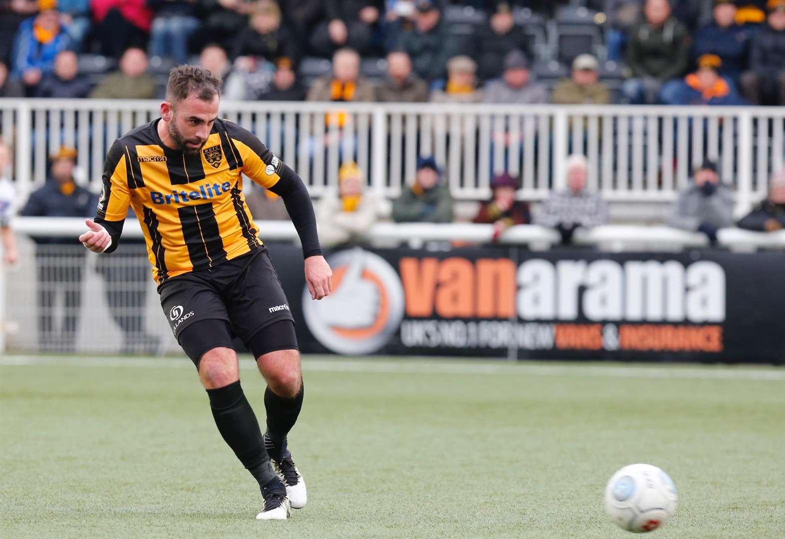 Simon Walton gets Maidstone moving Picture: Matthew Walker