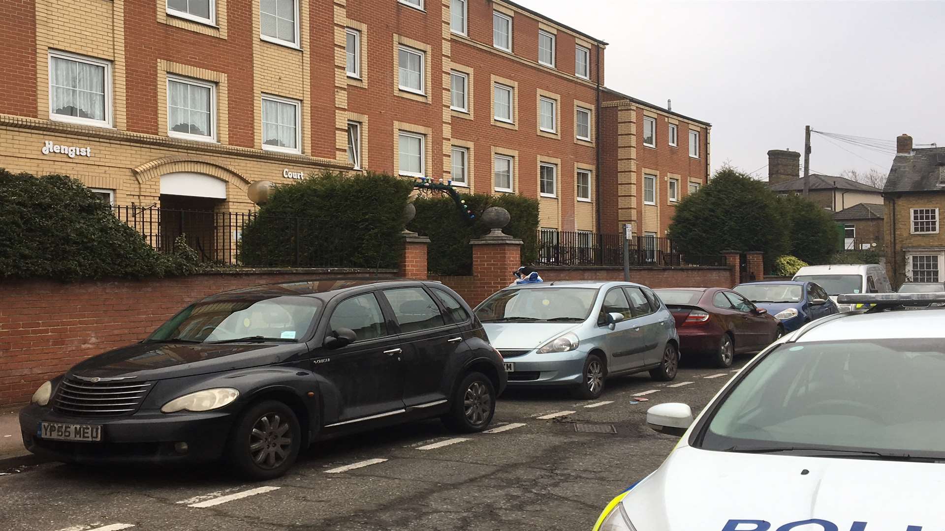 Hengist Court retirement flats in Marsham Street, Maidstone