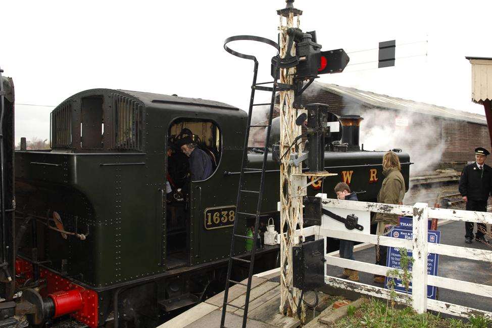 Kent and East Sussex Railway in Tenterden