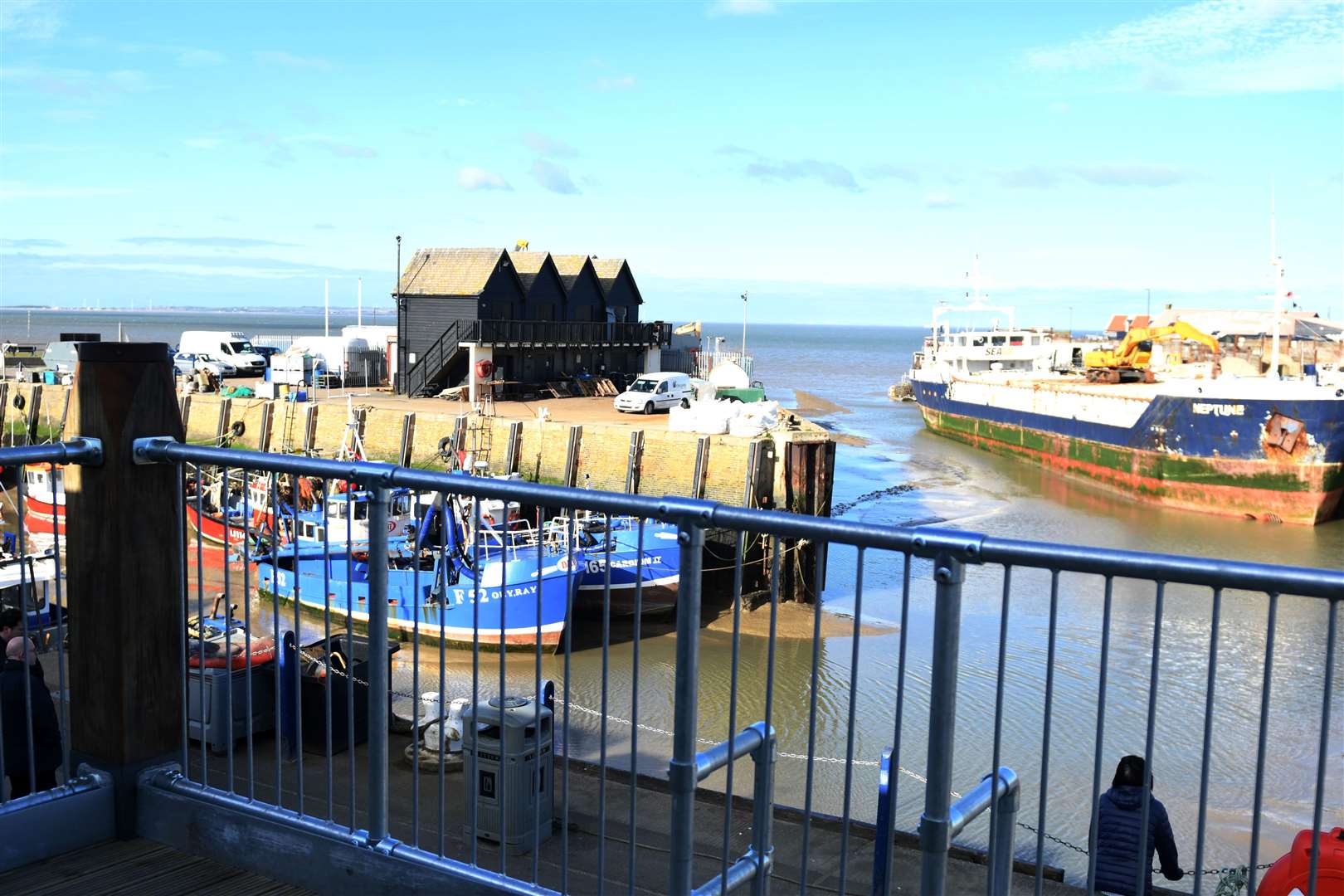 The view across the harbour from the South Quay Shed development. Picture: Barry Goodwin