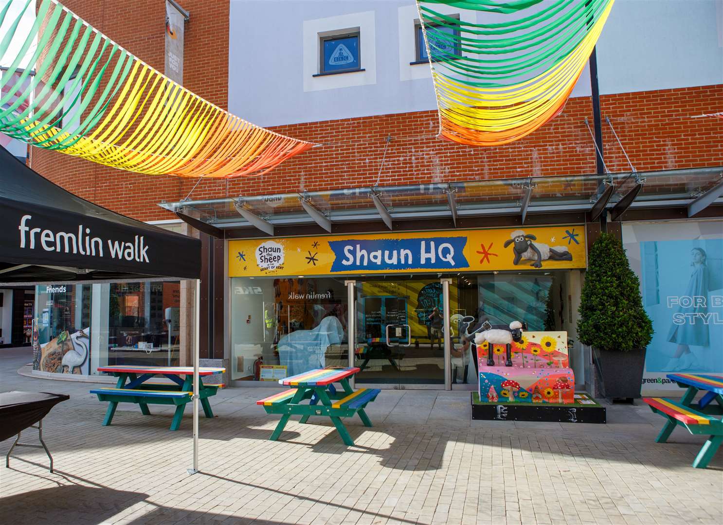 Shaun the Sheep in the Heart of Kent art trail HQ had been in Fremlin Walk Picture: Steve James Photography