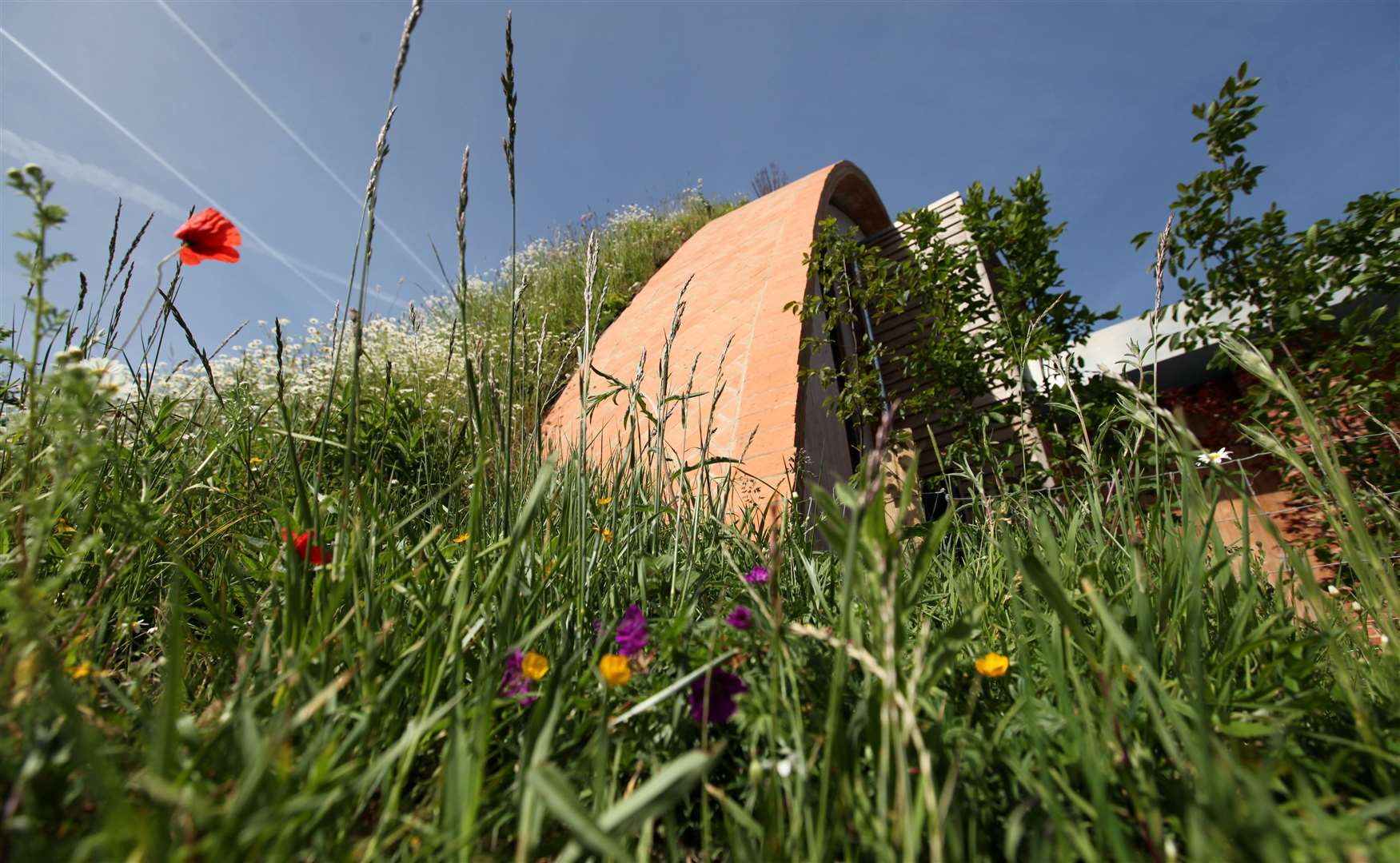 The arch was made from tiles and Plaster of Paris. Photo credit: Richard Hawkes