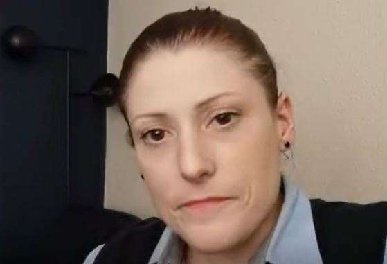 Laura McClean from Kent Avenue, Sittingbourne, where a creeper burglar has been targetting homes