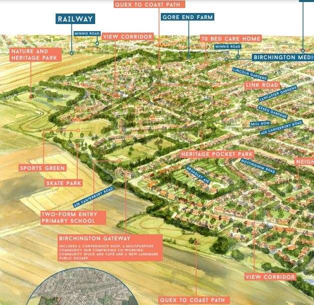 An overview of how the development would be laid out. Picture: Ptarmigan Land and Millwood Designer Homes