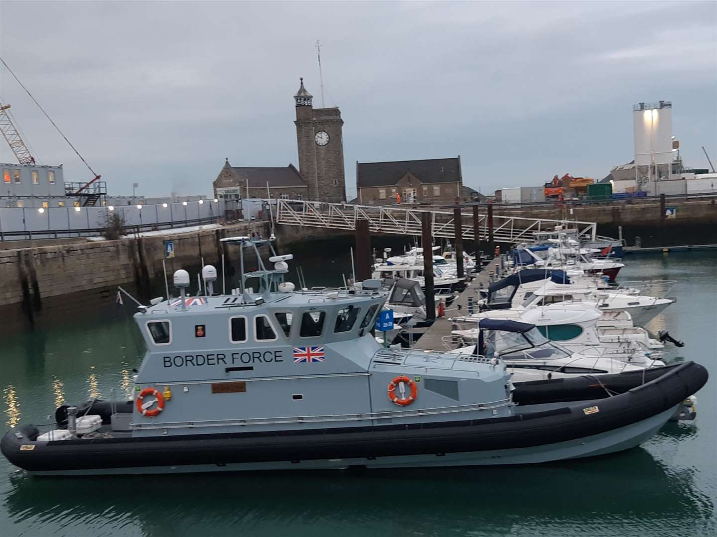 A Border Force coastal patrol vessel