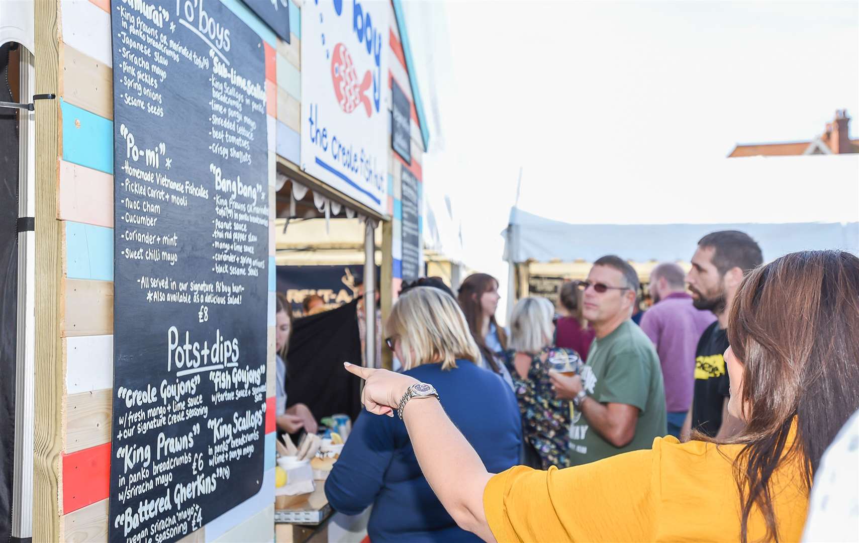 What to choose? at the Broadstairs Food Festival