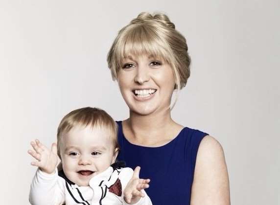 Hayley Martin and son Freddie