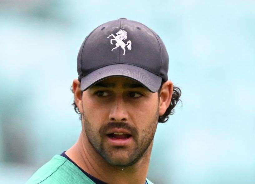 Wes Agar - has left Kent to return to Australia due to a shoulder injury. Picture: Keith Gillard