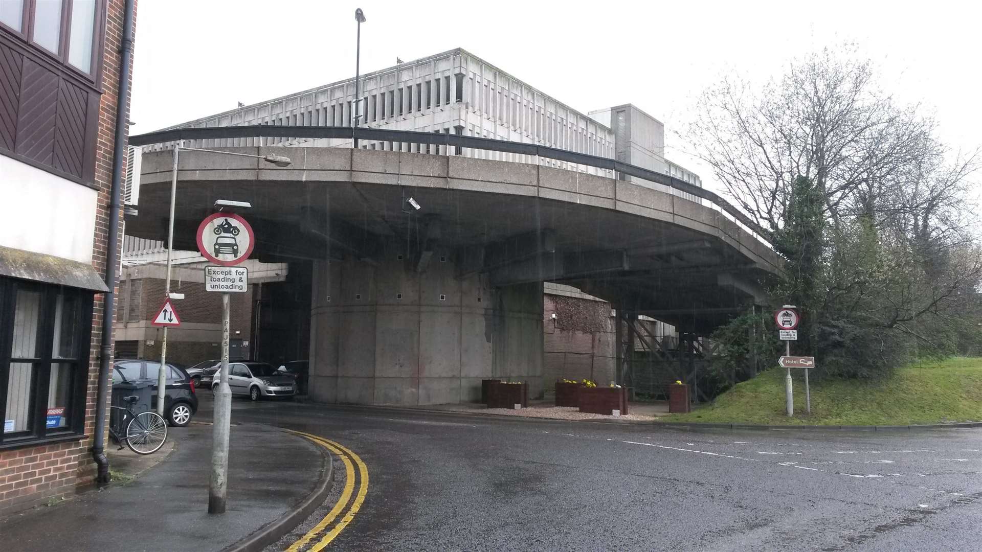 The Edinburgh Road car park in Ashford town centre