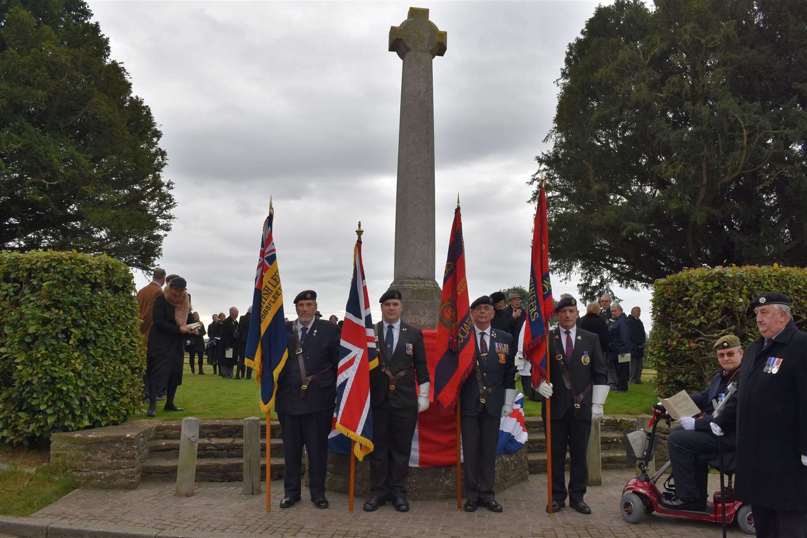 Villagers who gave their lives were remembered. Picture: Jason Arthur