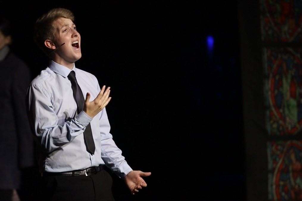 Cameron Ralph, from Sittingbourne, has been singing and acting since he was six. Pic: JGH Associates