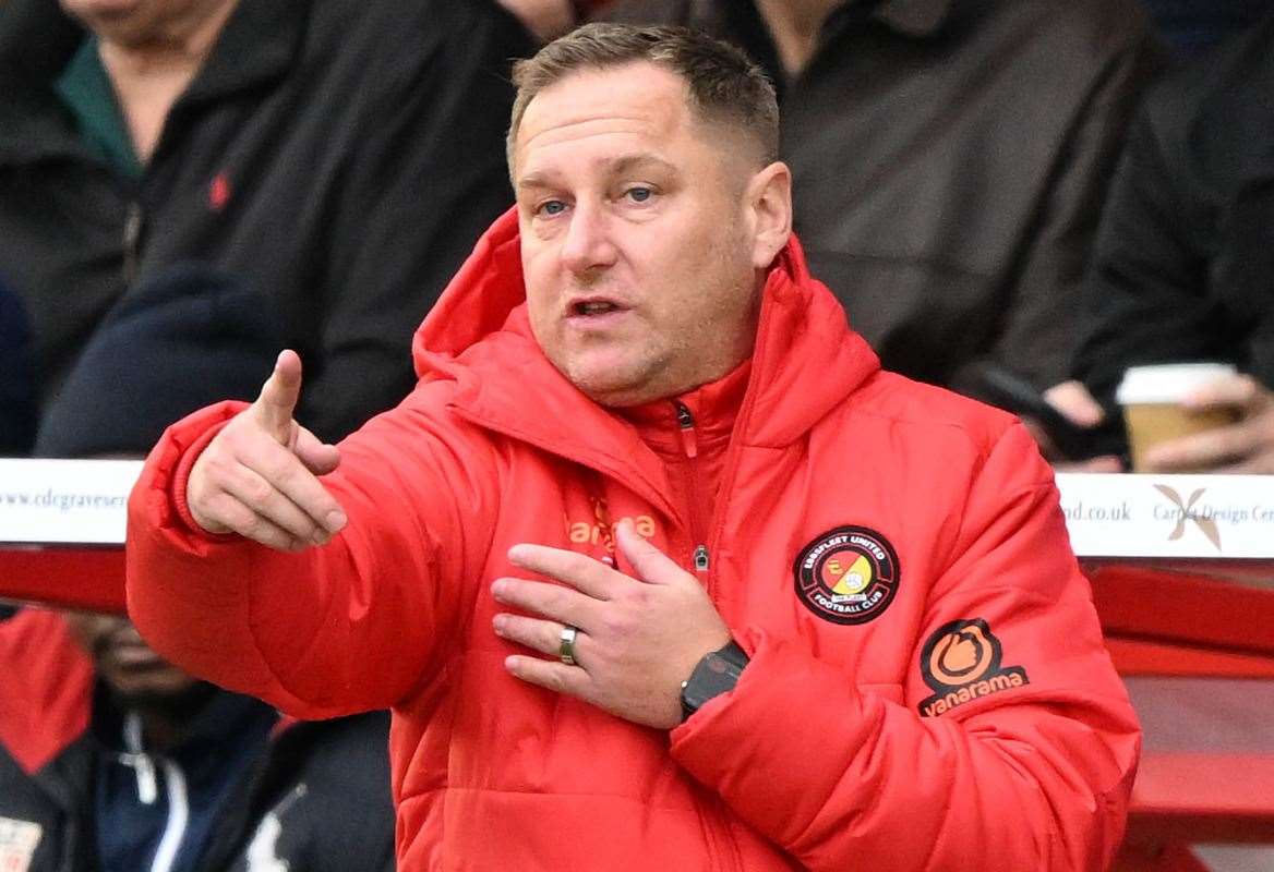 Ebbsfleet manager Dennis Kutrieb. Picture: Keith Gillard