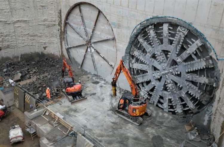 The Silvertown Tunnel is under construction. Picture: TfL